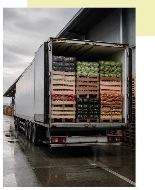 Перевозка плодоовощной продукции в Новомосковск по цене от 5163 р. | Агросервис-Нвм