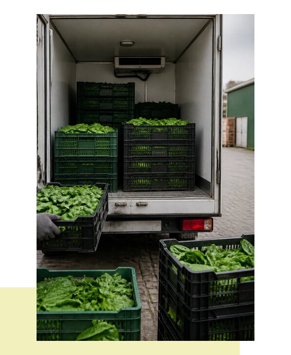 Перевозка шпината в Новомосковск с сохранением свежести продукции